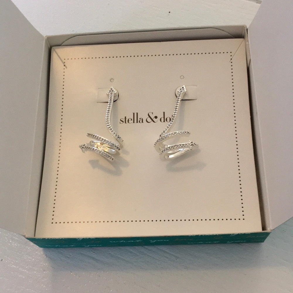 Stella & Dot Pave Arrow Ear Cuffs